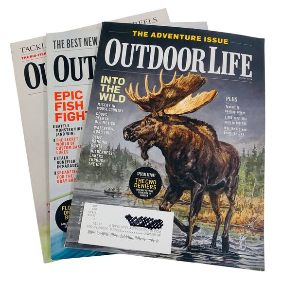 Outdoor Life Magazine Lot Of 3 Winter Spring Summer 2019 Bundle Hunting Fishing - Picture 1 of 8